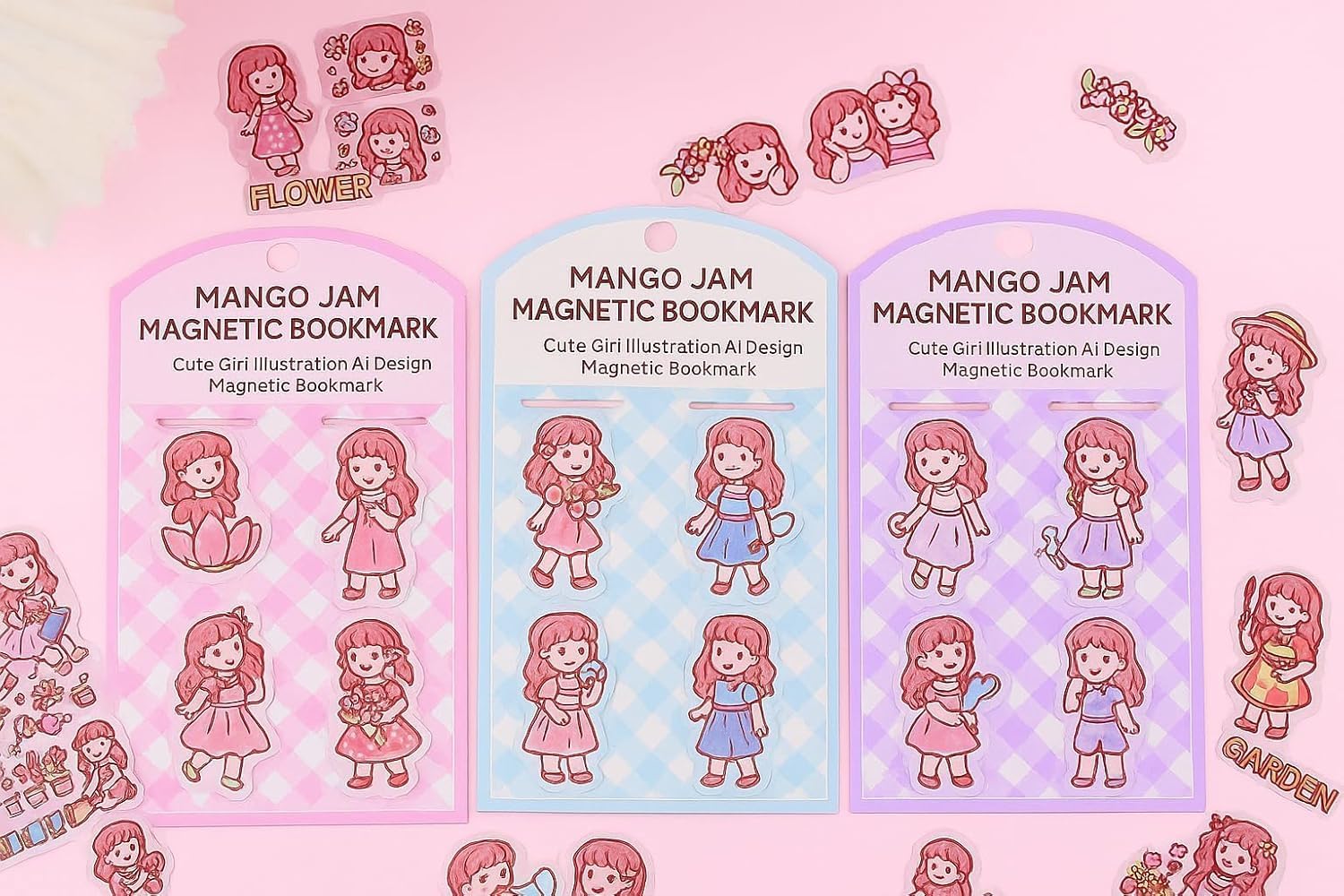 Mini Glitter Sticker Books - Kawaii Designs -16 Mini Glitter Sticker Books - Kawaii Designs -16