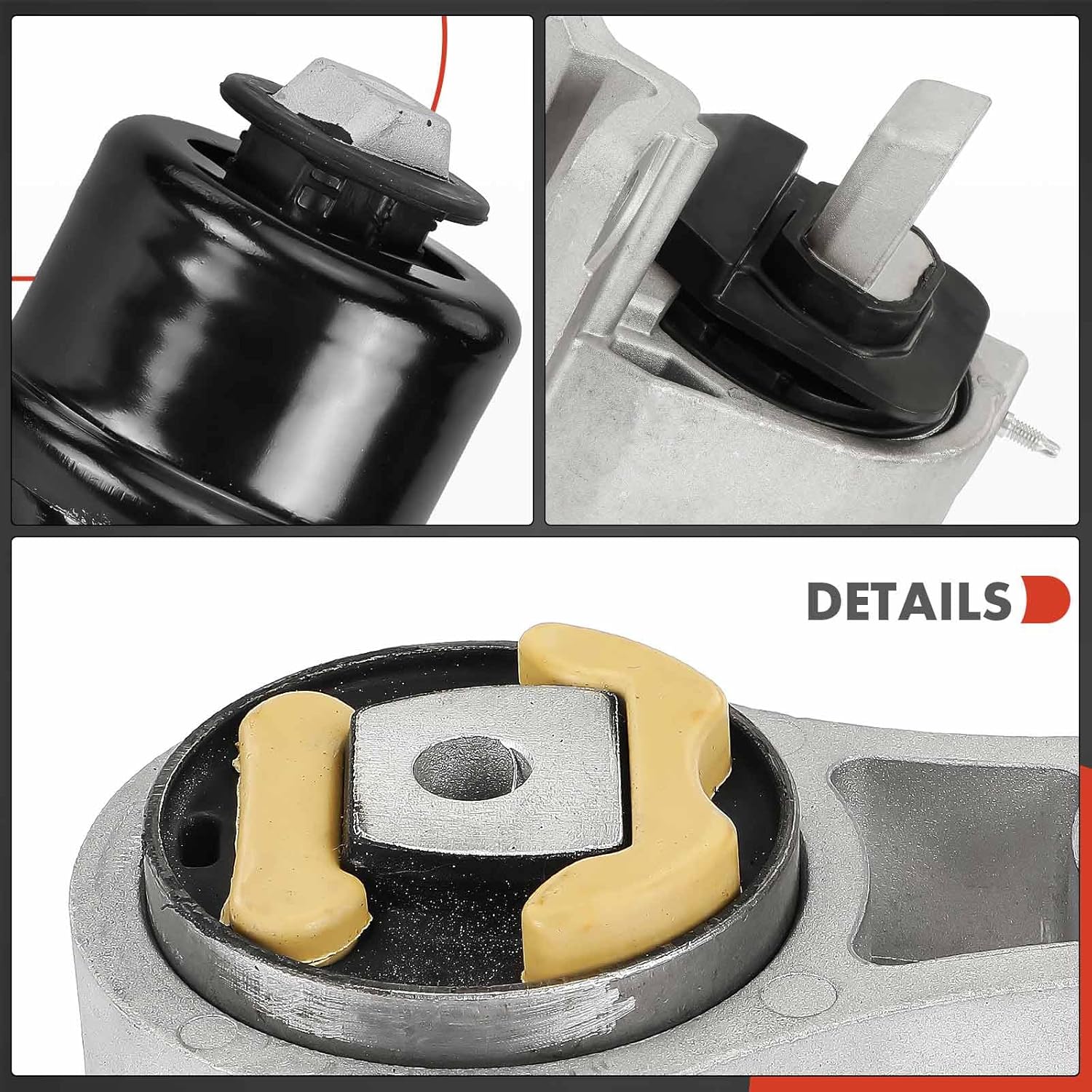 A-Premium 3PCS Engine Motor Mount and Transmission Mount and Torque Strut Mount Kit Compatible with Ford Fusion & Mercury Milan, 2007 2008 2009, 3.0L, AWD, Automatic Transmission
