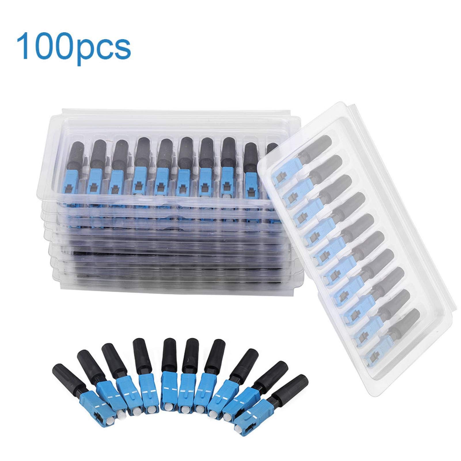 Adaptateur Rapide de Panneau de Brassage de Télécom de Connecteur Rapide de Fibre 100pcs pour L'instrument Optique de Réseau