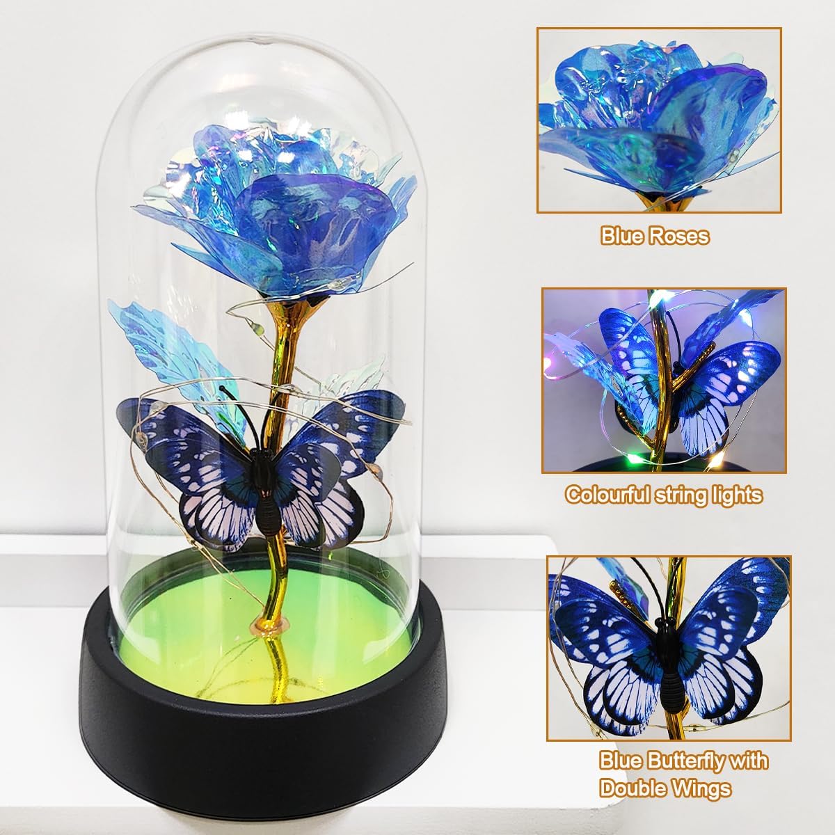 Forever​ Rose... Versus Galaxy Rose Light Up, Eternal Roses with ‍Resilient Petals,‍ Mothers Day Gift Ideas, Timeless Bloom for Women