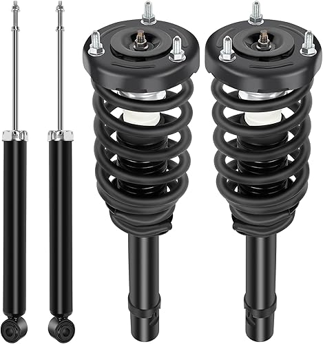 AUTOMUTO Conjunto completo de amortiguadores delanteros y traseros para Hyundai Sonata 2006-2011 para Hyundai Azera, 2006-2010