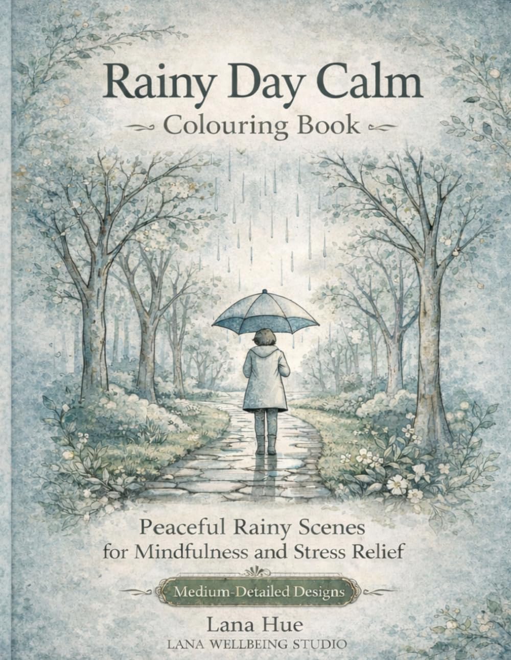 Rainy Day Calm Colouring Book: Comforting Rainy Scenes for Relaxation, Stress Relief and Mindful Colouring (Calm Colouring Books for Relaxation)