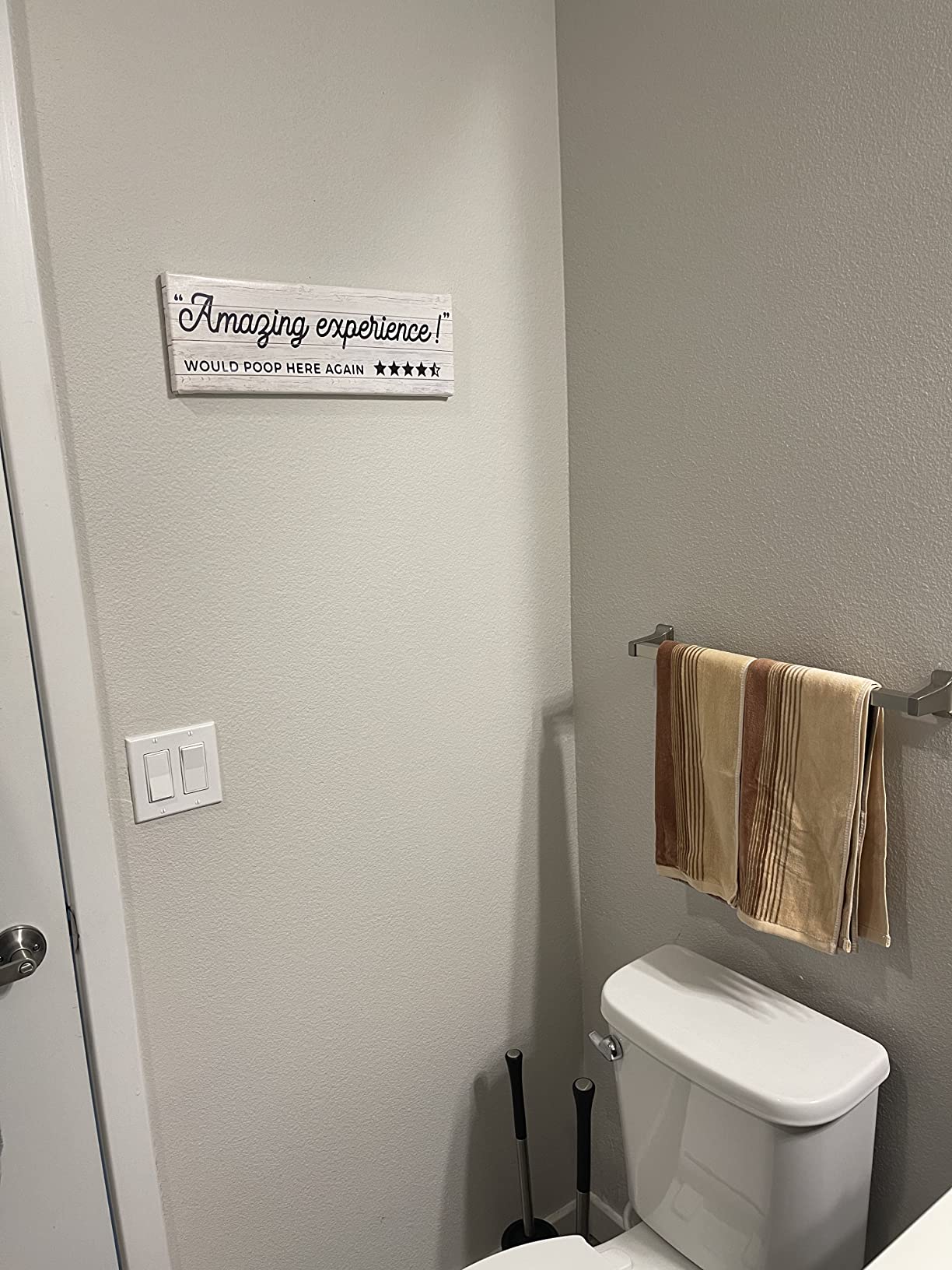 3/mo Finance Kas Home Funny Vintage Bathroom Canvas Wall Art