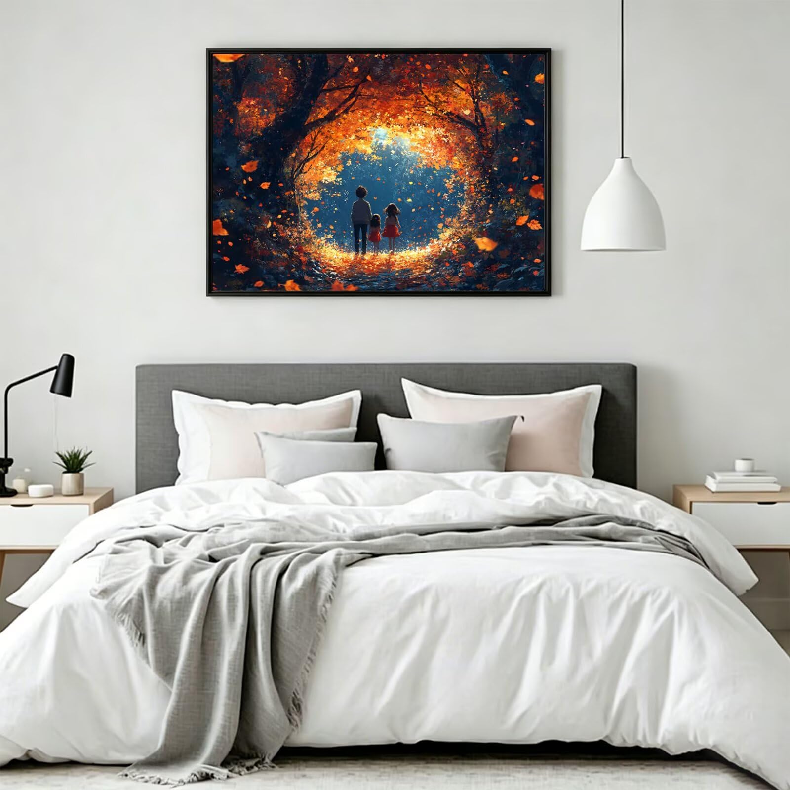 Q-807 malowanie według liczb, drzewo dla dorosłych, "zrób to sam", ręcznie malowany obraz olejny, płótno do malowania, 100 x 150 cm, bez ramy, zestaw do malowania według numerów, dekoracja salonu i na