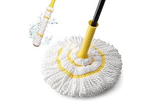 Self-Wringing Twist Mop for Efficient Home Floor Cleaning