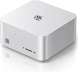 Beelink Mini PC, GTR9 Pro AMD Ryzen AI Max+ 395 CPU (126 Tops), 128GB RAM 2TB Crucial SSD, Mini Computador Win11 Pro/10GbE Dual LAN/WiFi 7+BT5.4/8K Quad Display/USB4.0 * 2/Slot para cartão SD/DeepSeek