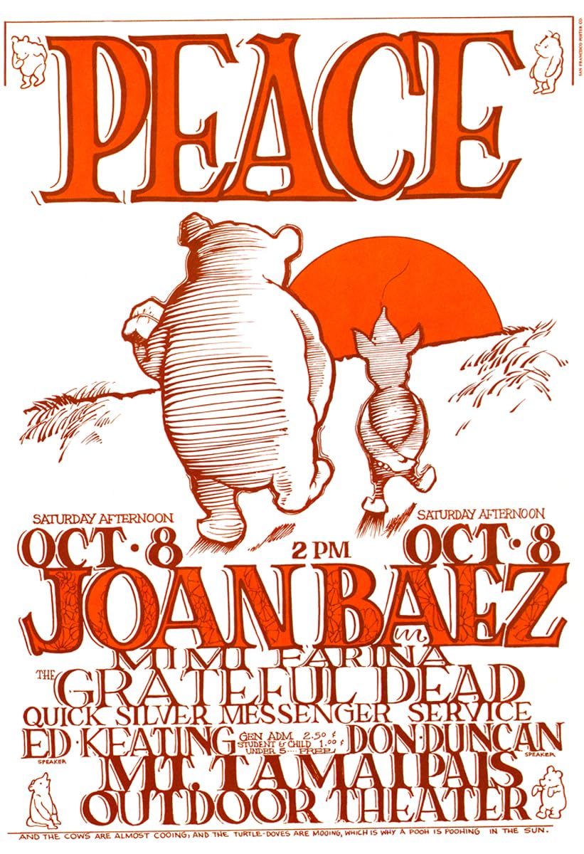 Amazon.com: Joan Baez w/the Grateful Dead Poster, Concert for