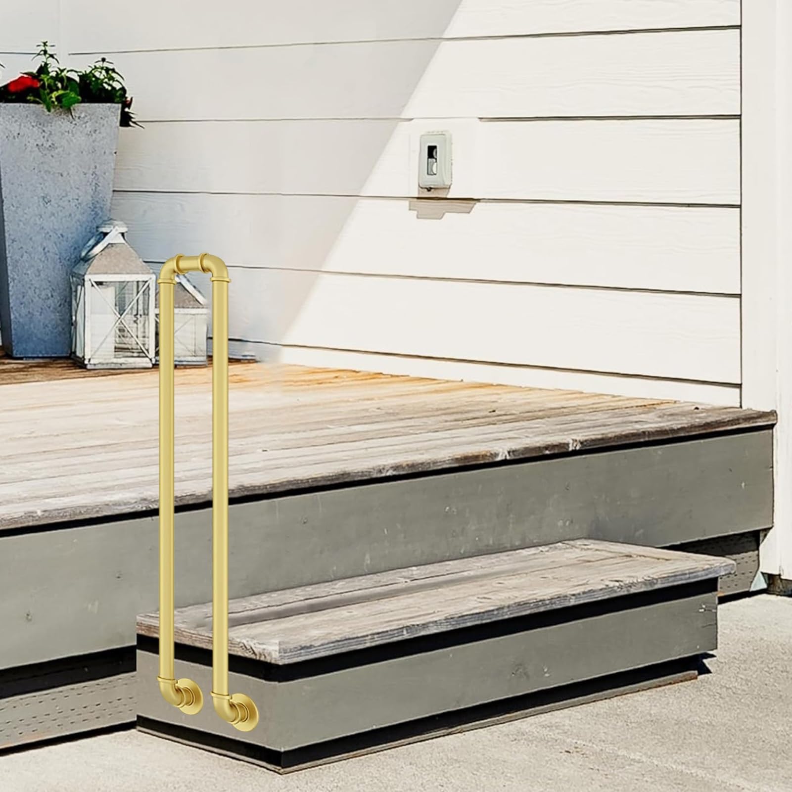 Balustres de rampe d'extérieur pour escalier de cour et terrasse