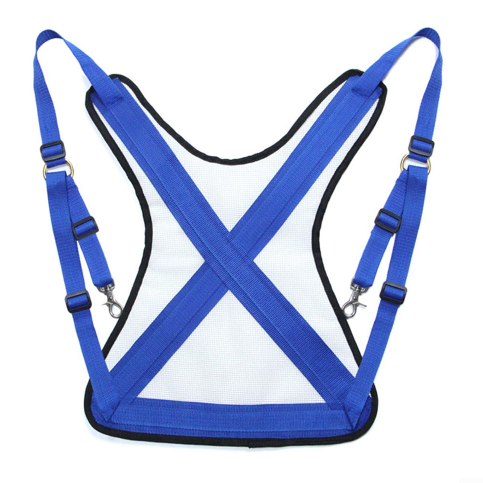 Harnais de pêche gilet de pêche en maille PVC 40 × 47 cm avec dossier ventilé et bretelles ultralégers 221 g Confort