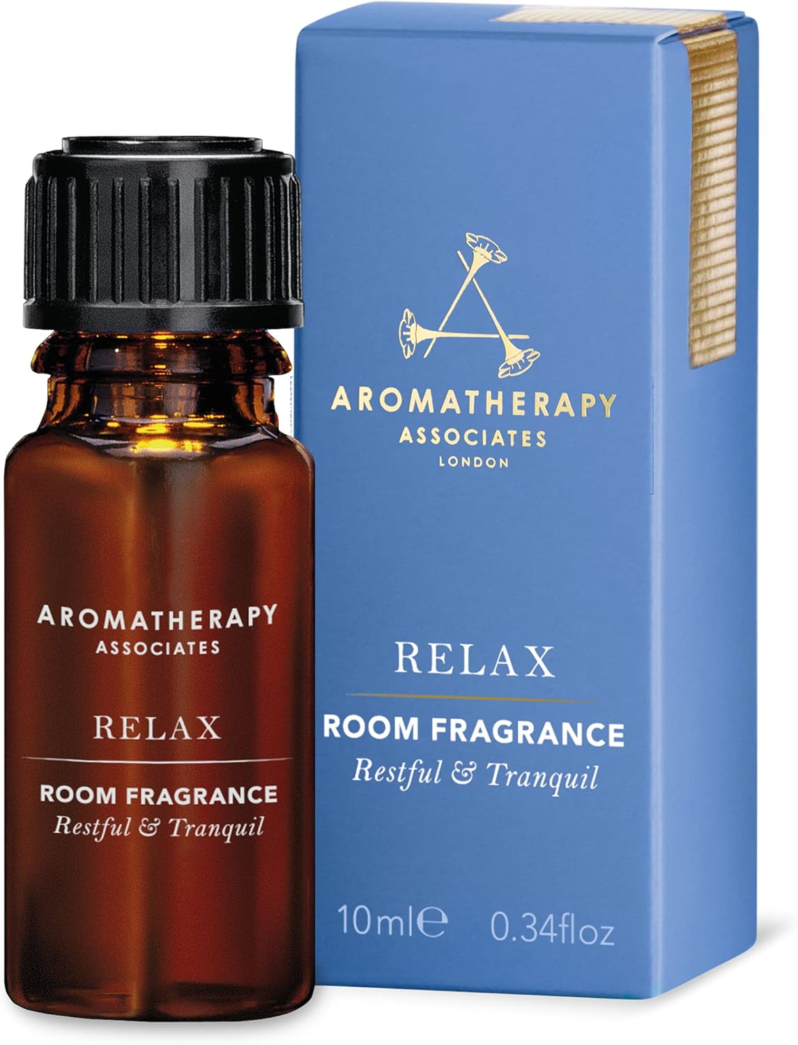 Aromatherapy Associates Relax Room Fragrance, 10ml. Warming notes of West Indian Bay with