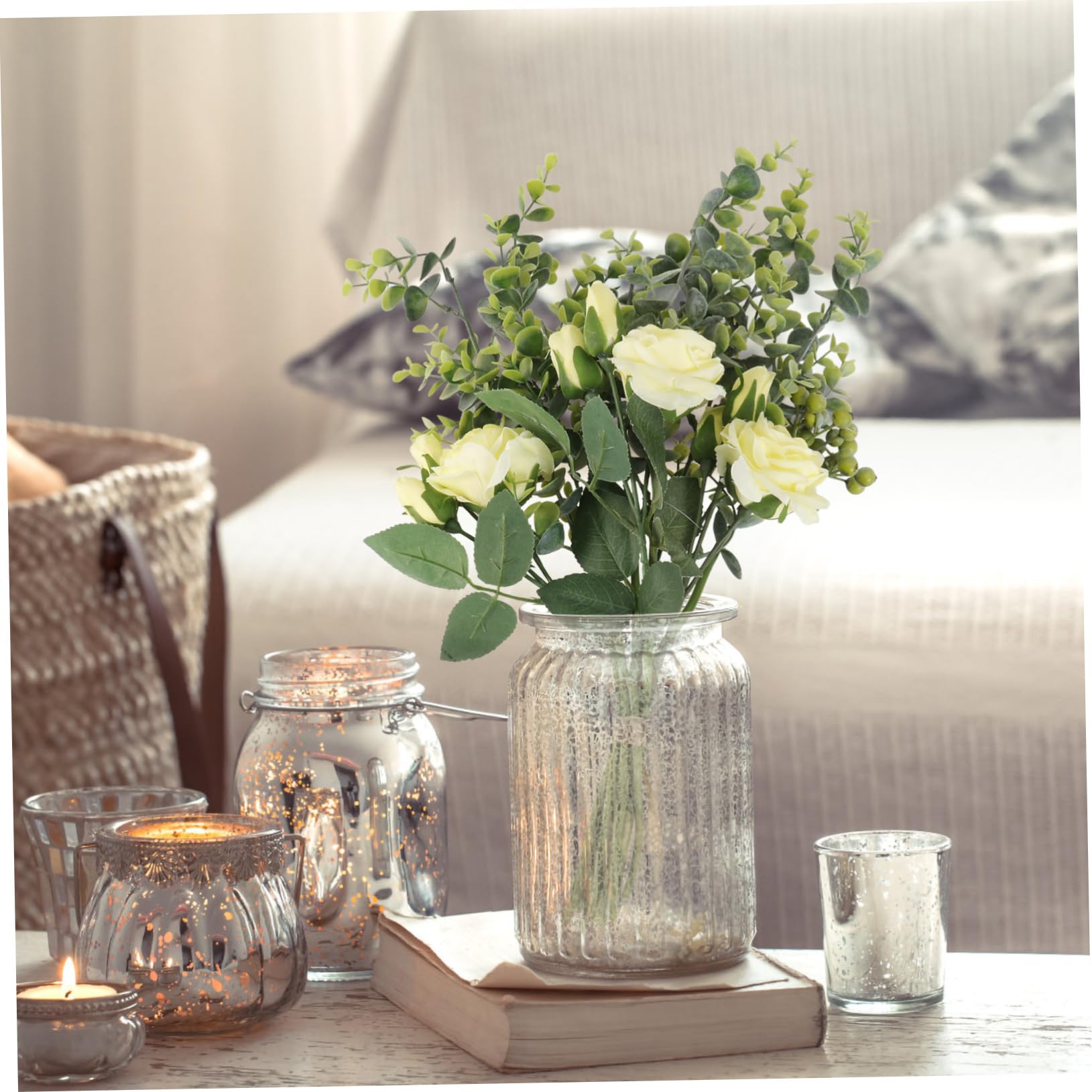 STOBAZA 2stücke Gelber Simulierter Blumenstrauß Für Hochzeiten Dekorative Brautblumen Für Fotos Und Raumgestaltung Kunstblumenstrauß Für Zuhause Büro Und Feierlichkeiten
