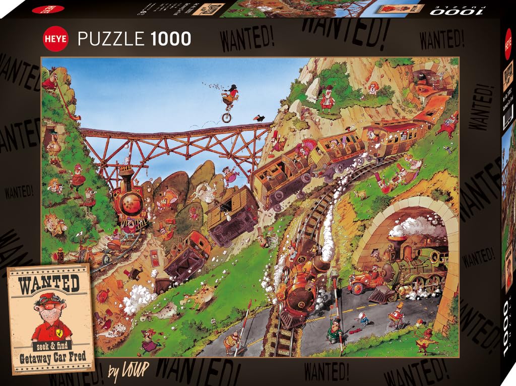 Heye Getaway Car Fred: 1000 Pieces