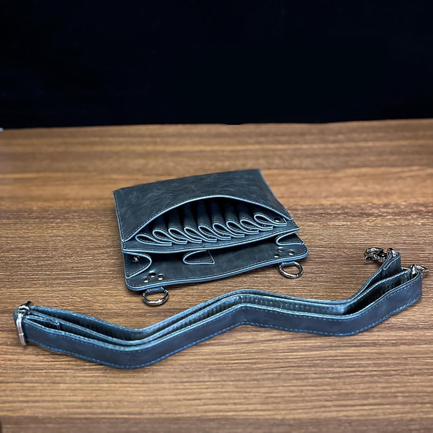 Hairdressing Barber Bag,Leather Salon Hair Stylist Scissors Shear Holster Waist Holder,Professional Hairdresser Tool