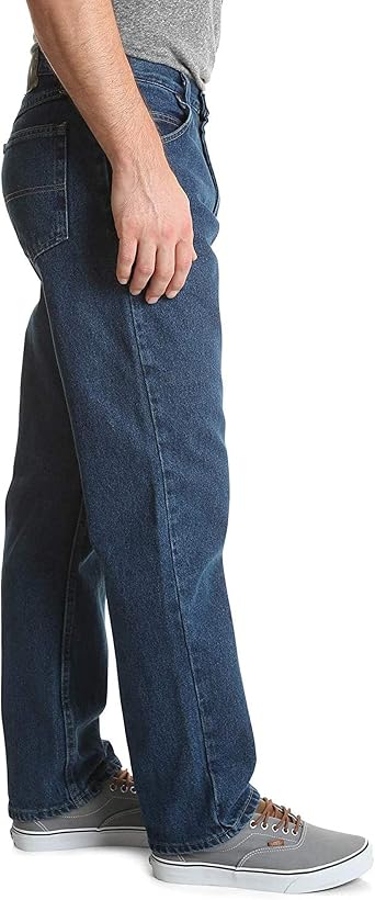 Wrangler Men's Jeans - Dark Stonewash size: 32W / 32L