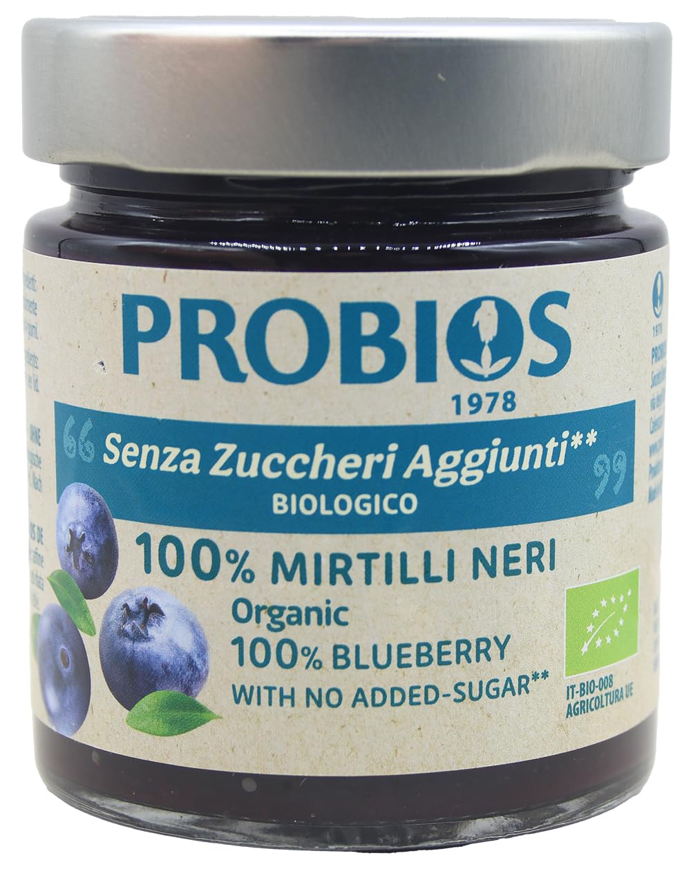 COMPOSTA 100% MIRTILLI NERI senza zuccheri aggiunti**