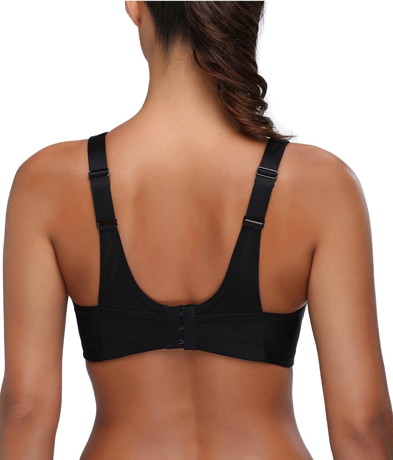Wingslove High Impact Sports Bras for Women Plus Size Non Padded Wirefree Workout Bra Bounce Control - Image 7