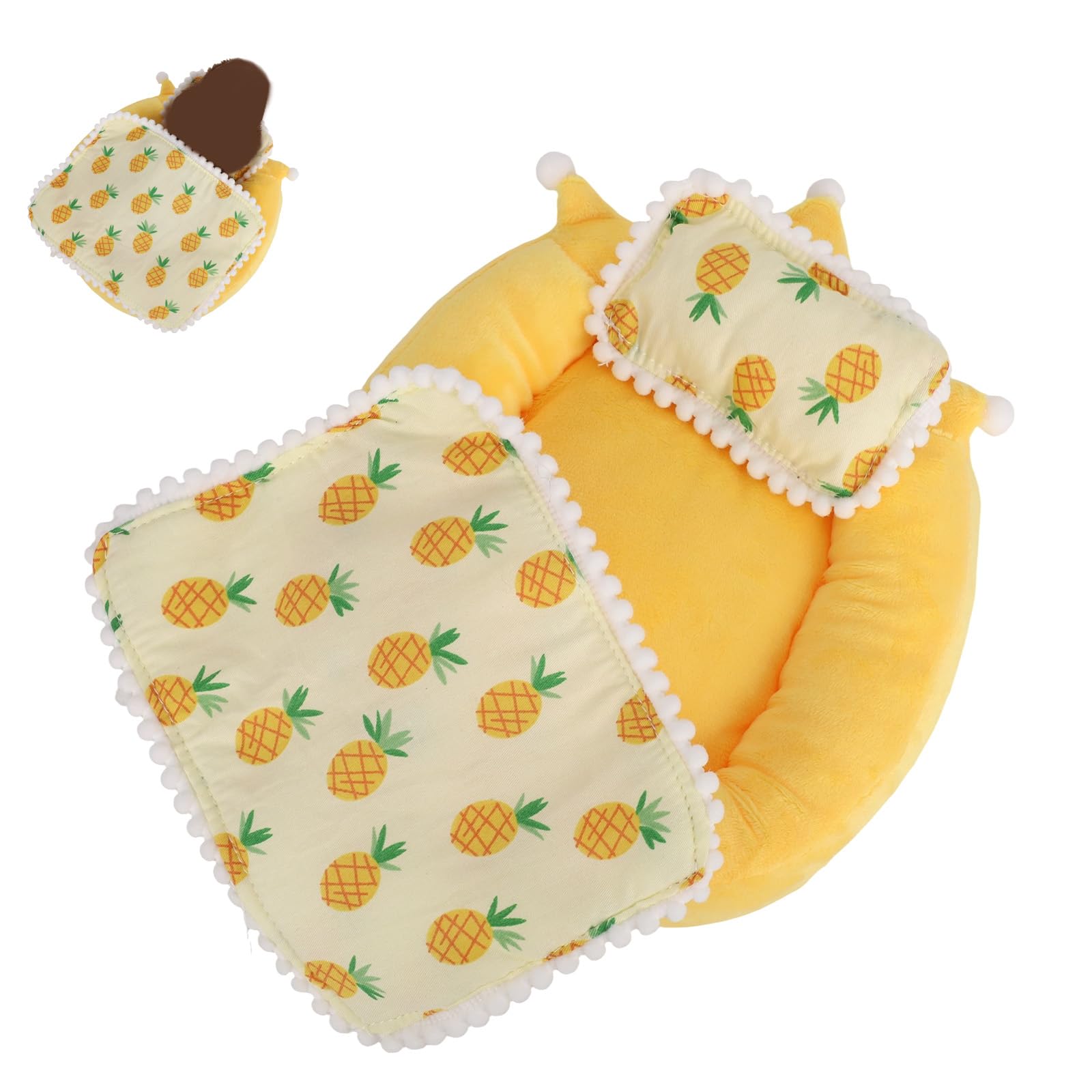 Mini Doll Bed Sofa with Mattress & Pillow & Quilt