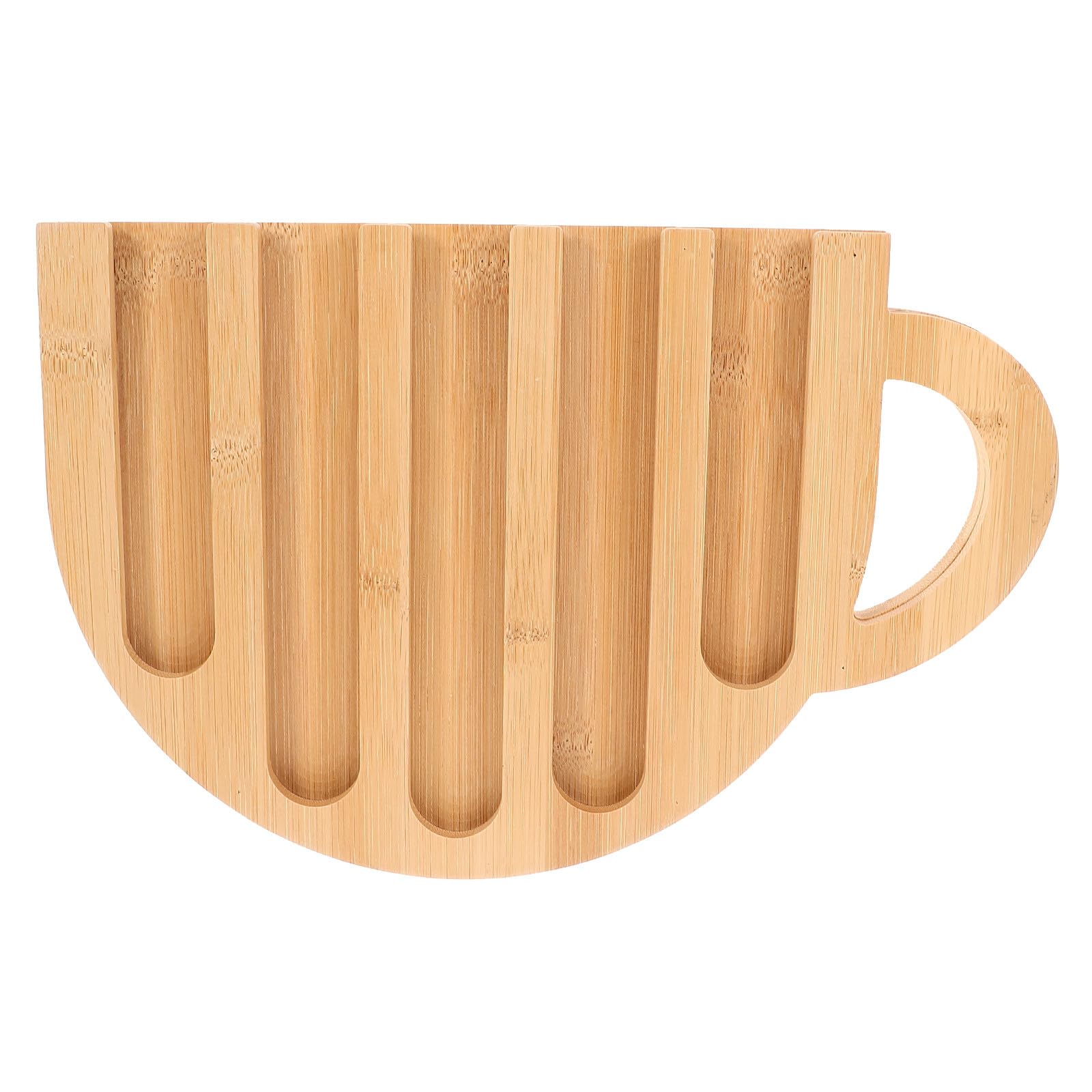 Espositore per Capsule di Caffè in Legno Massello Porta Capsule Verticale da Ufficio e Cucina Organizzatore Compatto Contenitore Portaoggetti per Caffè Riutilizzabile