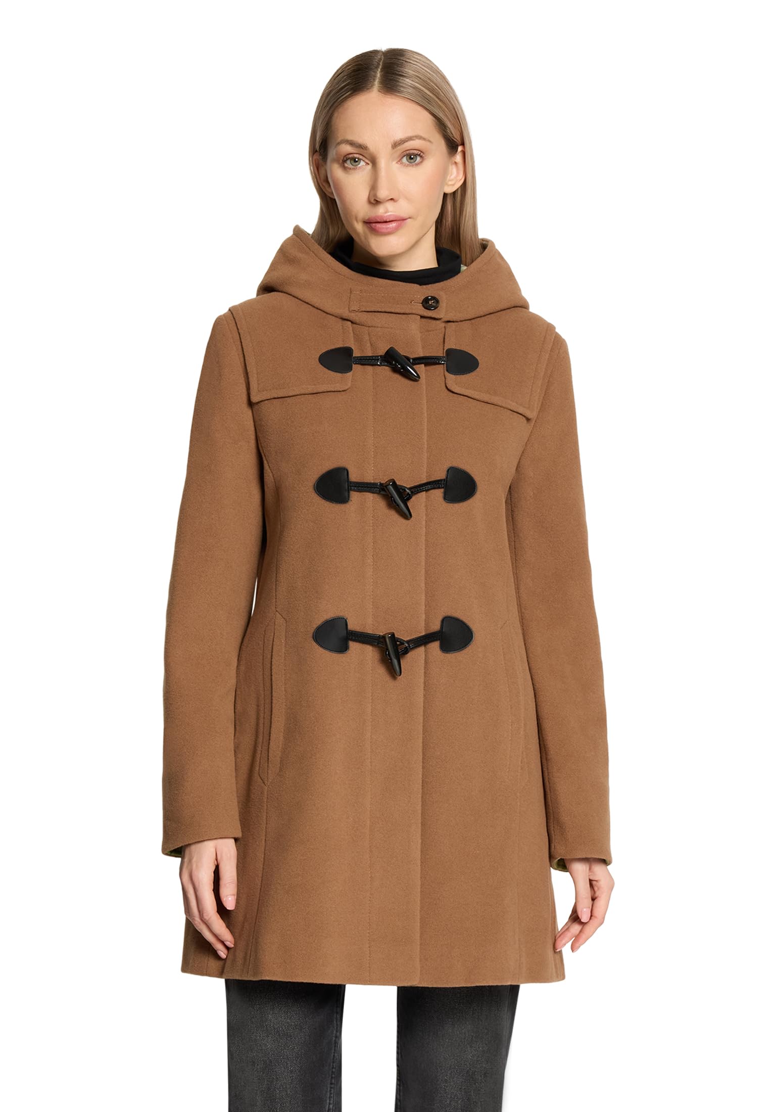 Gil Bret Damen Dufflecoat mit Kapuze
