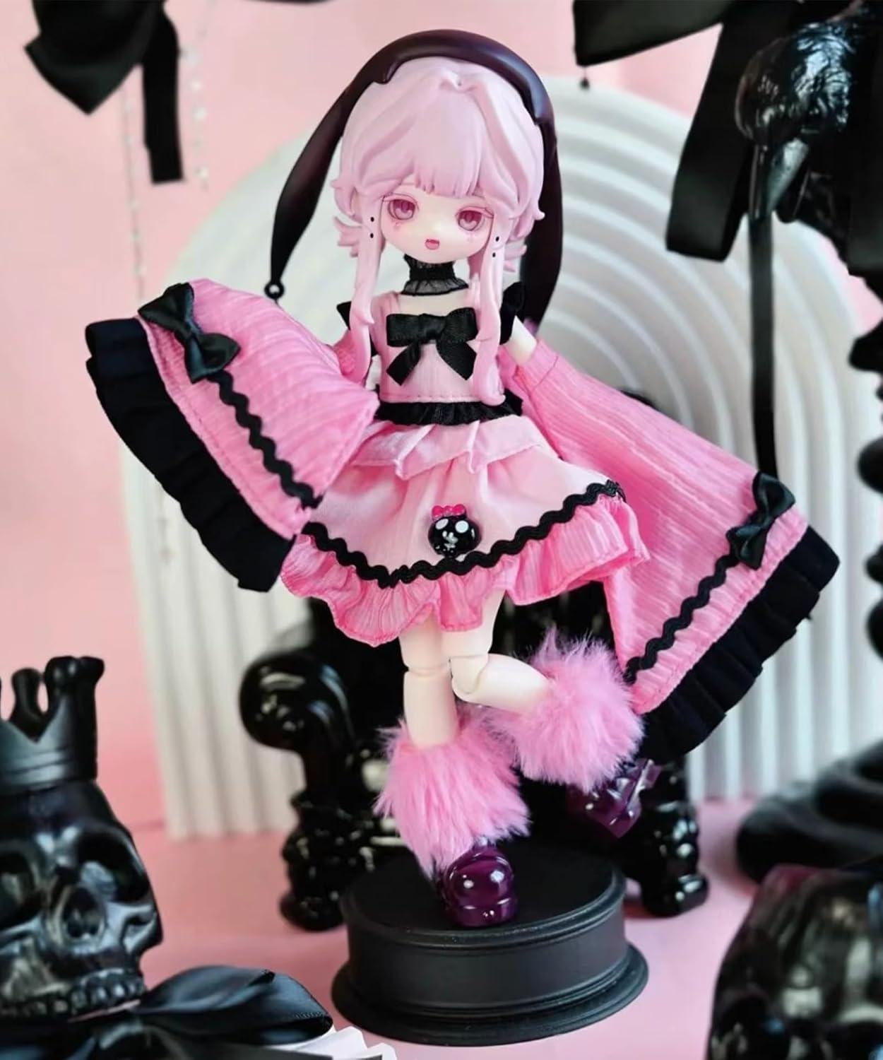 CALEMBOU BJD Blind Box, Luluelf V2 Awakening Nature Series 1/12 Decoration Ball Jointed Doll, Cute Dress Up Doll with Joints, Collectible Action Figure for Birthday Christmas, Random 1 Box