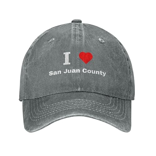 I Love San Juan County Baseball Cap for Men Women