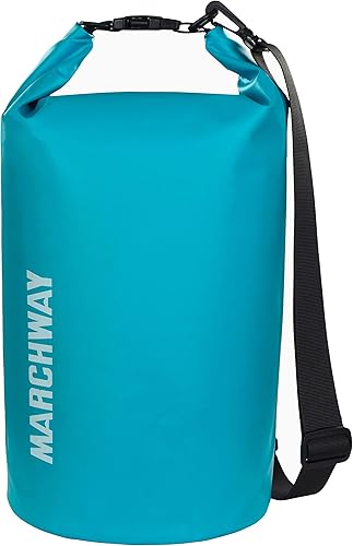 MARCHWAY Mochila flotante impermeable de 5L10L20L30L40L, saco enrollable mantiene el equipo seco para kayak, rafting, canotaje, natación,