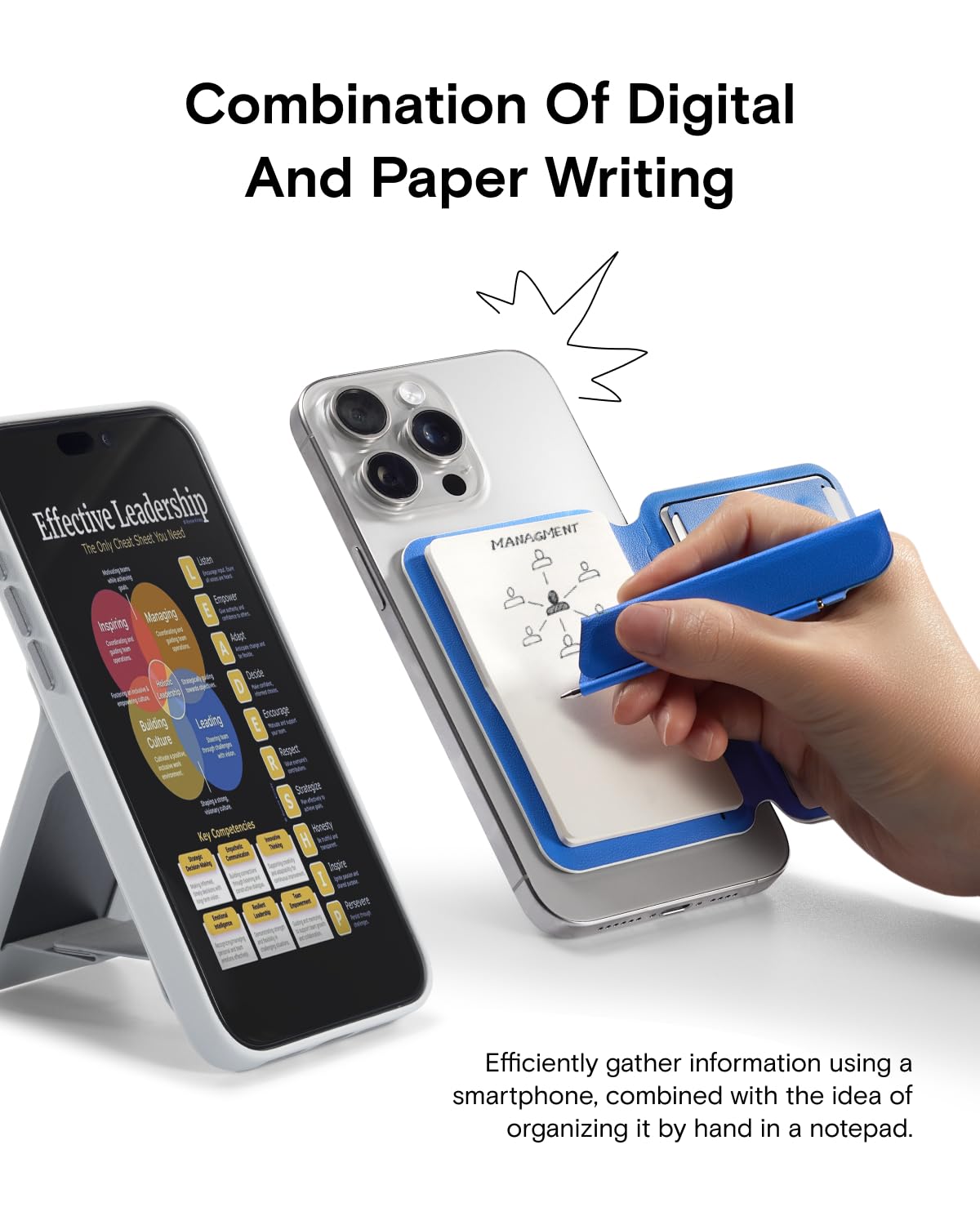 MOFT Snap Flow Phone Stand, Action Inspiration Magnetic Notepad Stand Compatible with Magsafe - Image 3