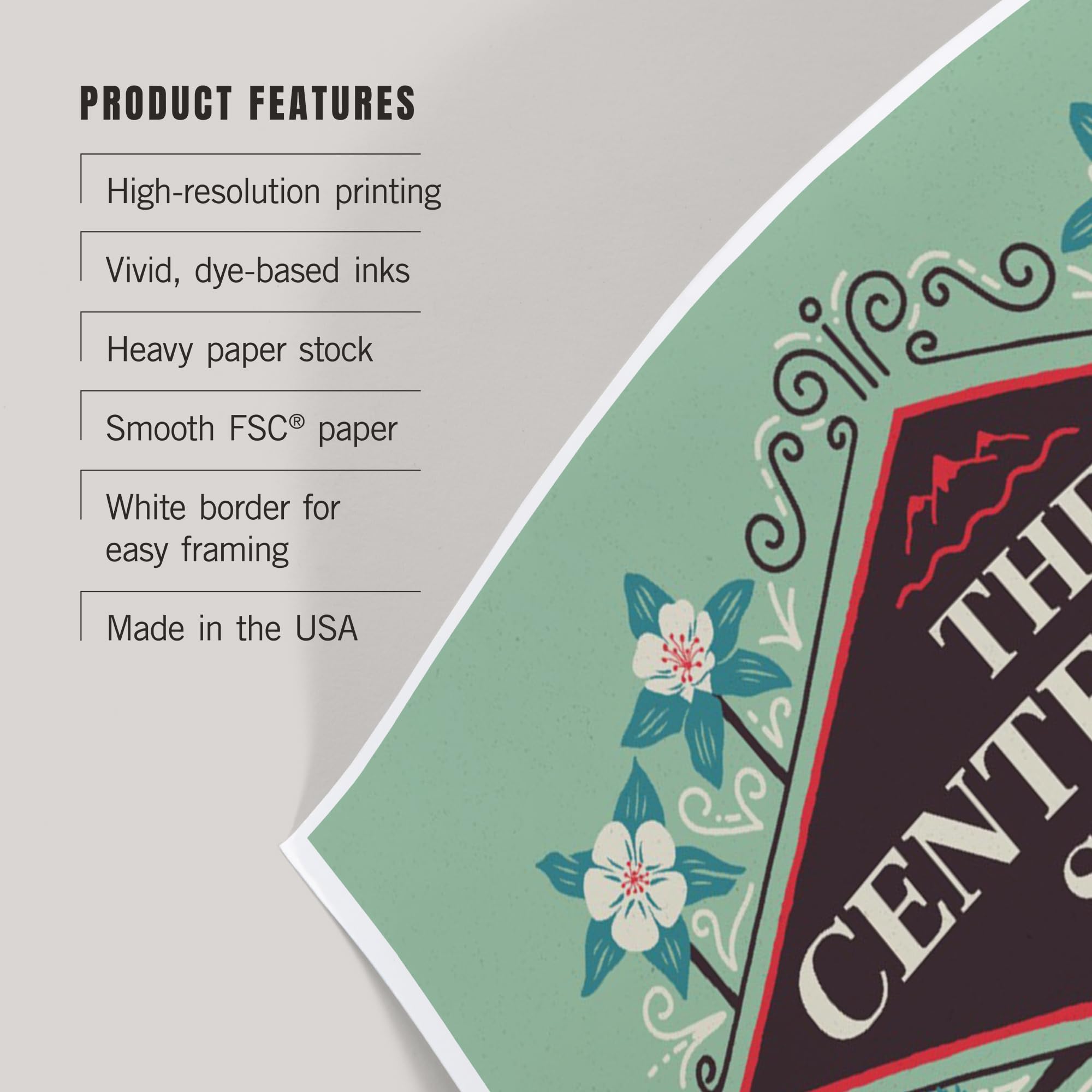 Amazon.com: Lantern Press 8x12 Art Print, Colorado, State Motto