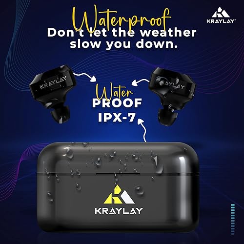 Miniatura 5 de Auriculares inalámbricos | Auriculares Bluetooth 5.3 con tiempo de reproducción de 40 horas | Auriculares impermeables IPX7 | Auriculares con