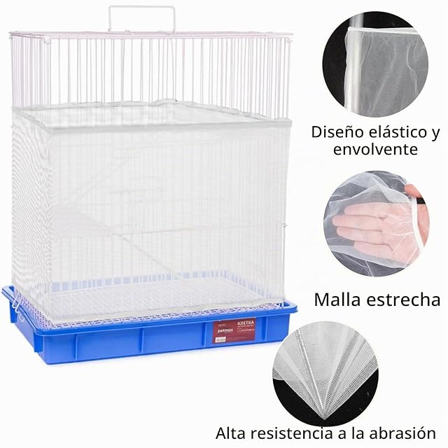 Foto 4 de 6 de FIBOUND 1 Pieza Faldón Protector para Jaulas de Aves