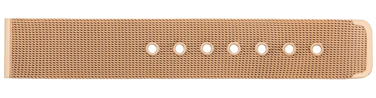 BandOh massives 20mm Edelstahl Milanaise Uhren Armband mit Dornschließe IP Rosé