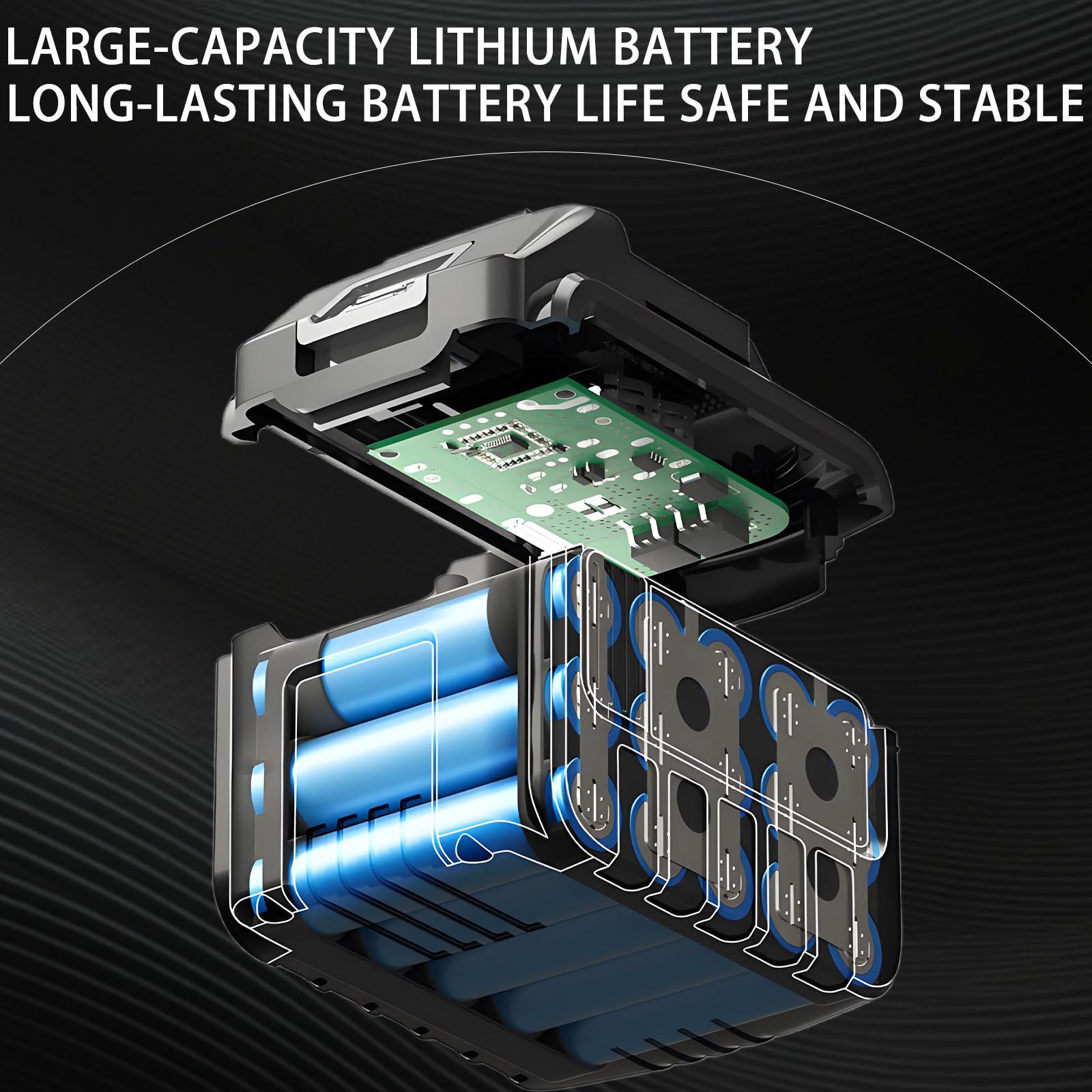 Pistola Remachadora InaláMbrica BateríA, Potencia De 5200 Mah, para Tuercas M3 M4 M5 M6 M8 M10 M12