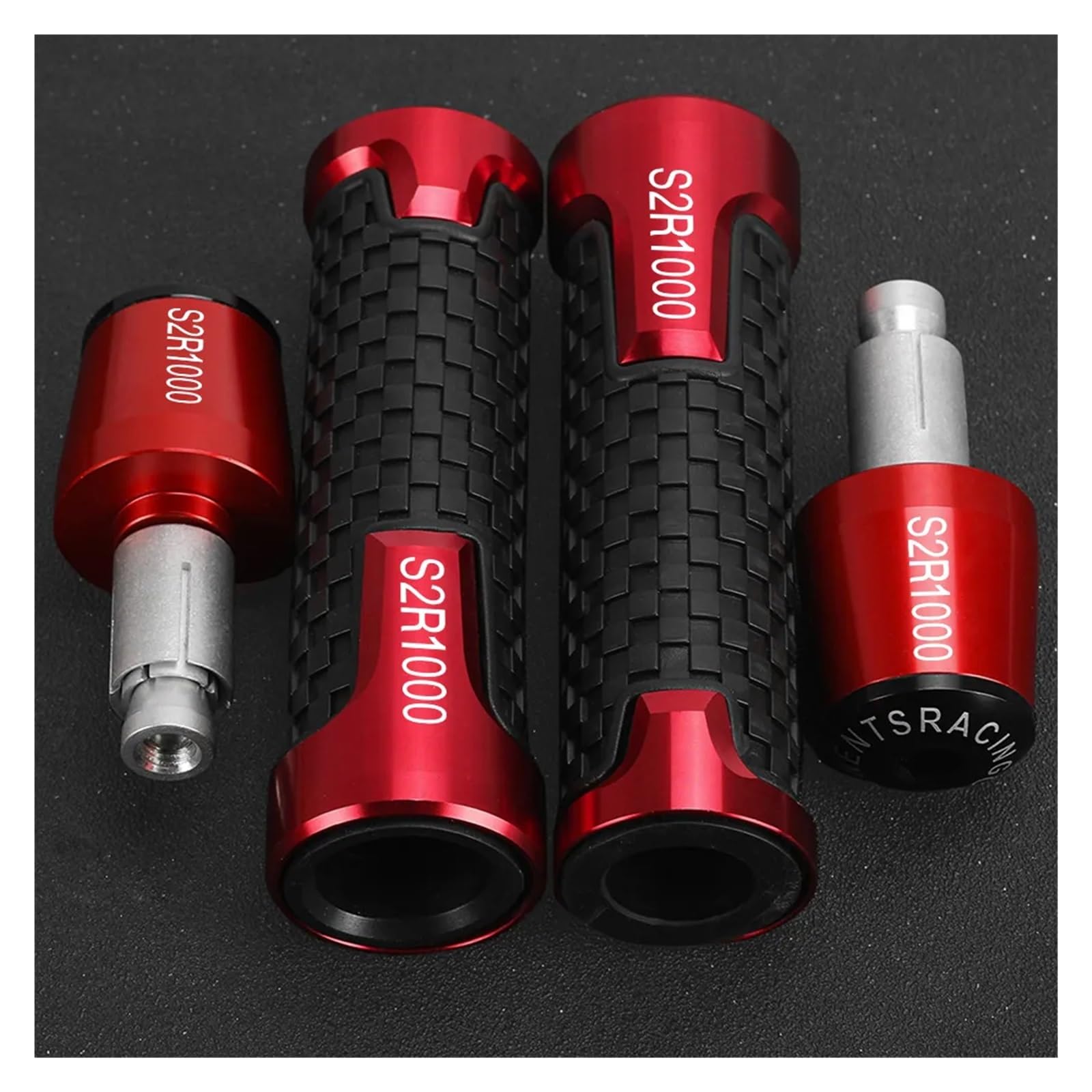 Motorrad-Knaufgriff-Abdeckungen Für S2R1000 S2R 1000 2006 2007 2008 Motorrad 7/8 "22mm Zubehör Lenker Griffe Griff Grip Enden Stecker Slider Caps