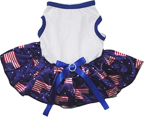 Miniatura 8 de Petitebella Vestido liso para perro y cachorro National Theme (España, XS)