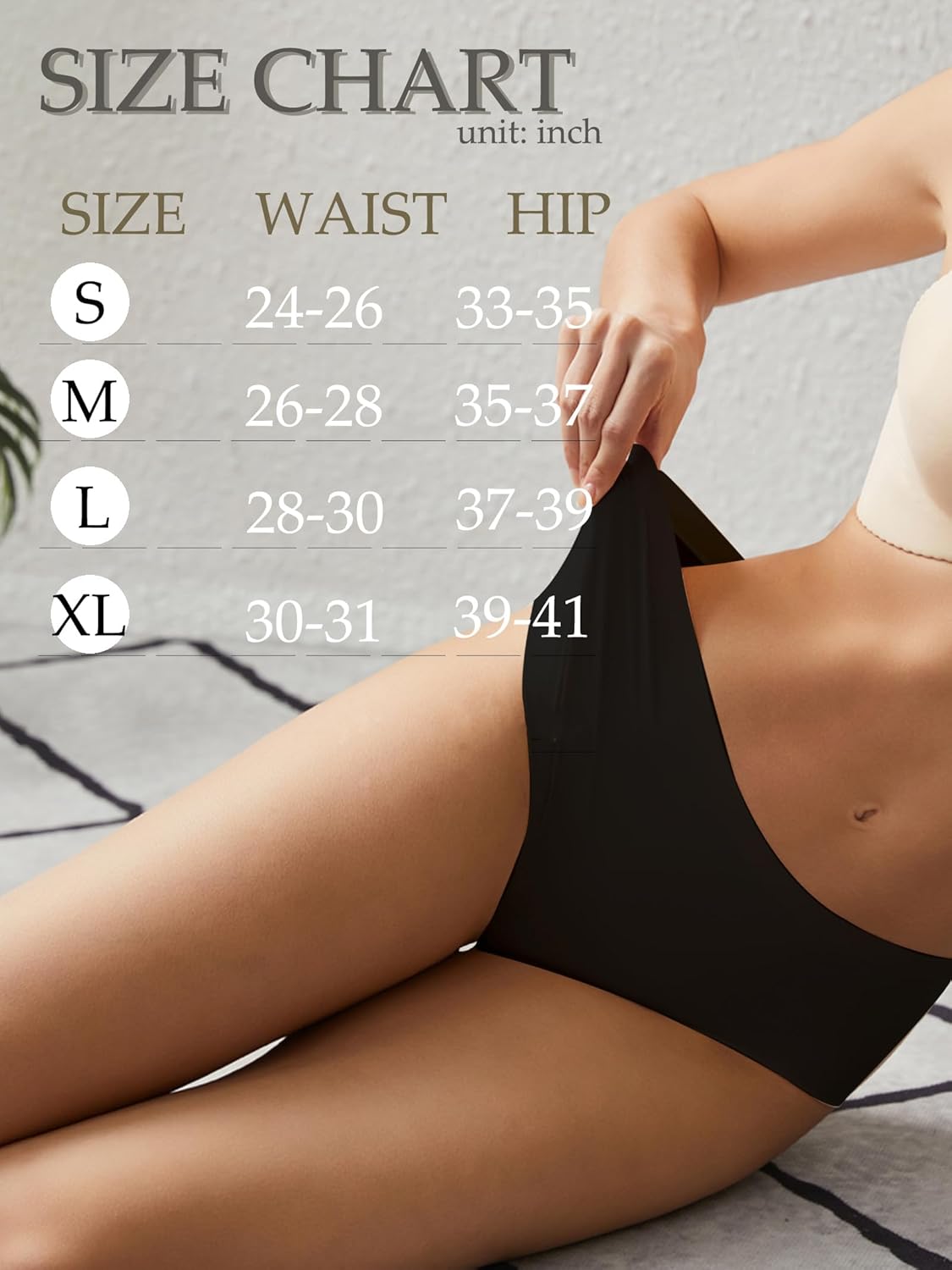 DingLu 6 Pack Women Seamless Bikini Underwear Cheeky No Show Panties Soft Stretch Pack - Image 5