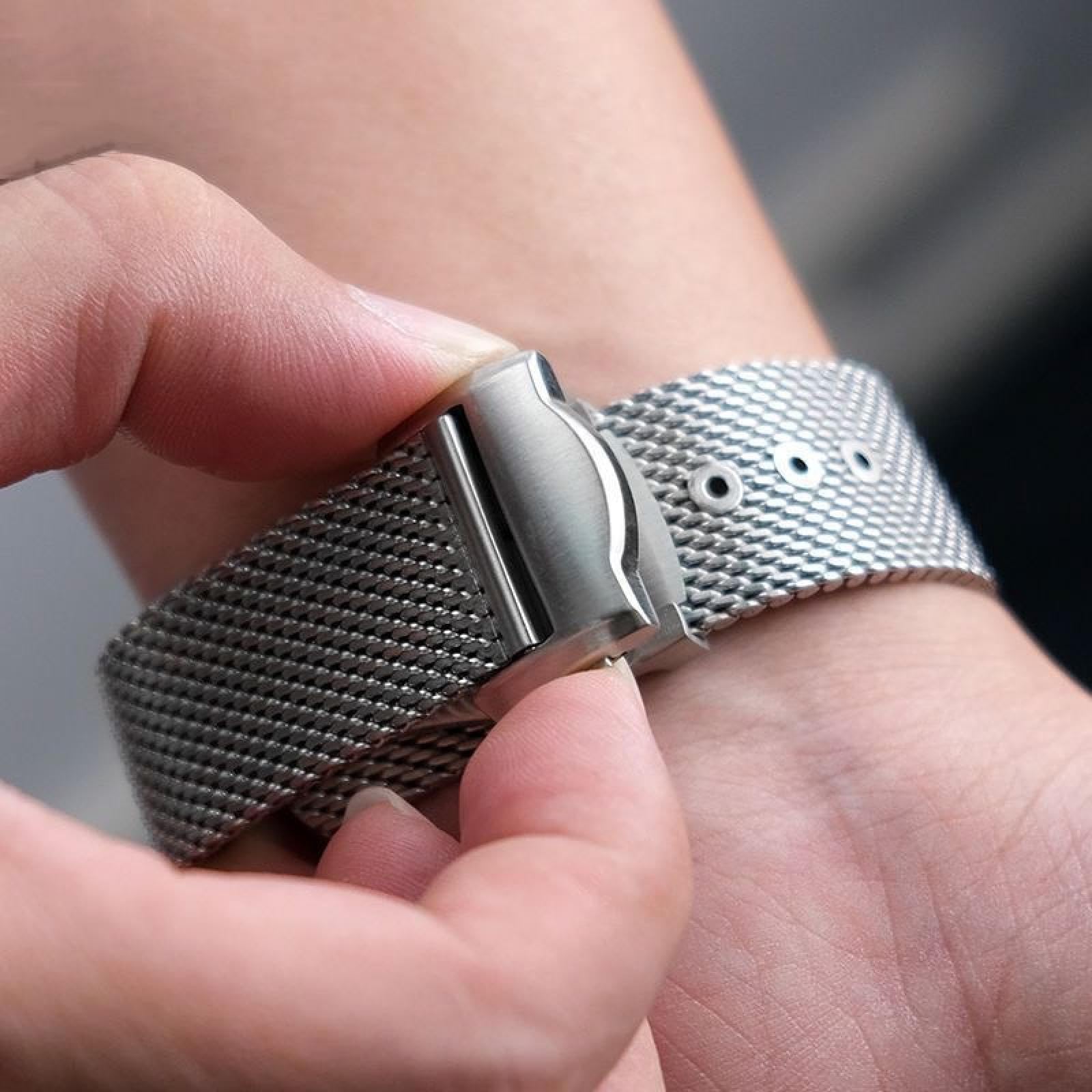 【美品レア】Vollmerヴォルマーミラネーゼバンド メッシュブレスレット 20 新品同様】Vollmerヴォルマーミラネーゼバンド メッシュ