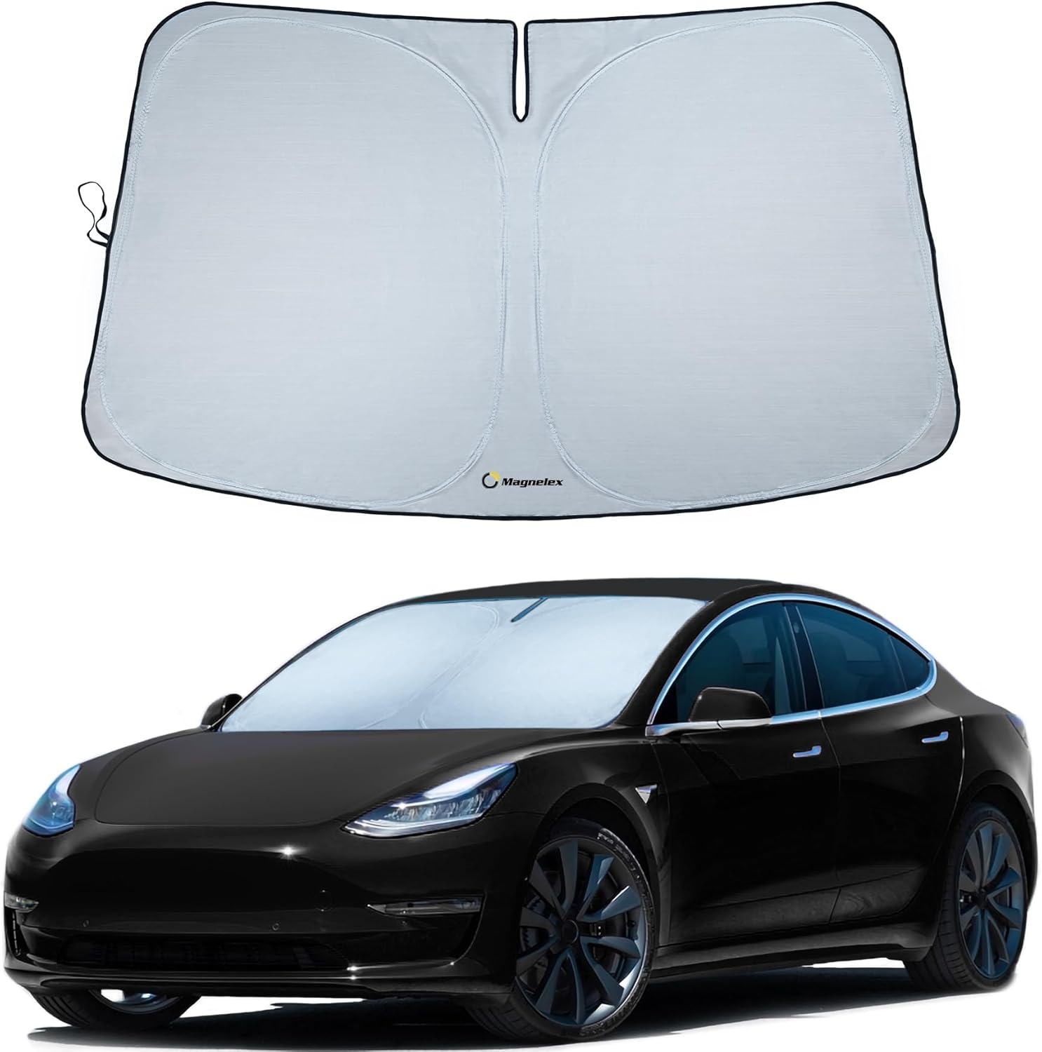 Magnelex Tesla Windshield Sun Shade (Model 3/Y), Reflective