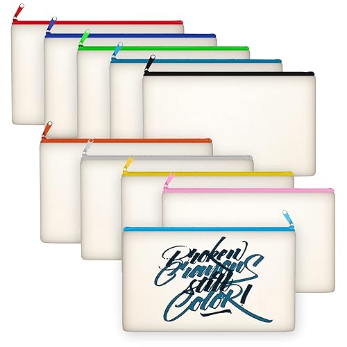 Legigo Blank Canvas Bag Zipper Pouch Makeup Bags Bulk -