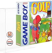 Video Game Protector Compatible for Game Boy, Game Boy Color & Game Boy Advance Boxes – Clear Plastic Sleeve Case – 15 Pack
