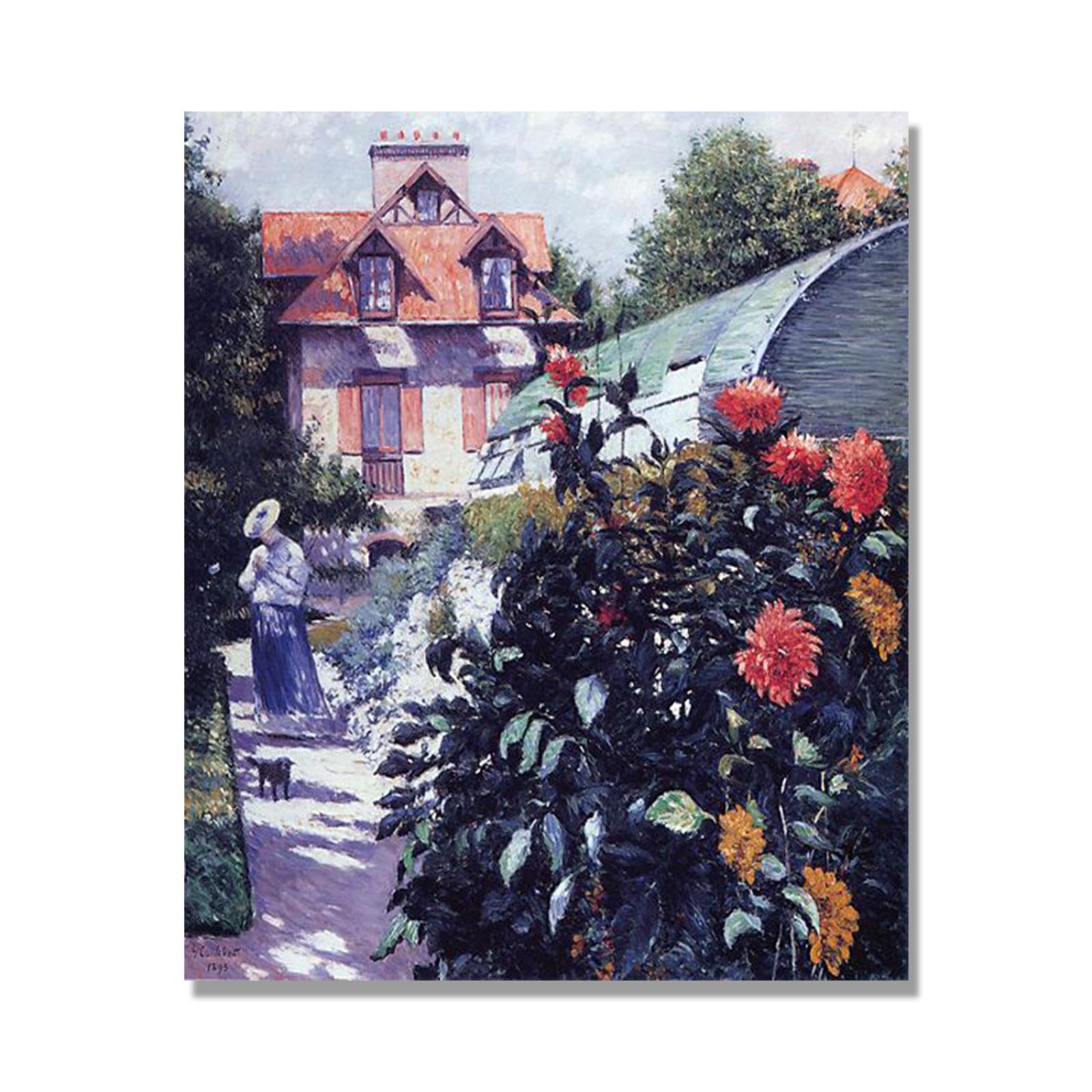 Tableau d'art de mur de toile Paysage 32 en format exposition 80x96cm pour salon