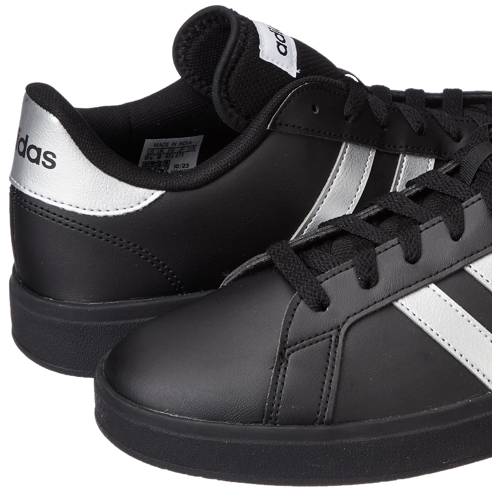 Adidas Men Synthetic Grand Court Base 3.0 M, Tennis Shoes, DOVGRY/FTWWHT/CBLACK, UK-10 1