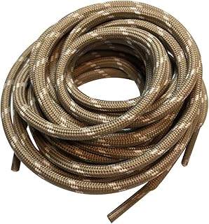 3 pairs Heavy duty round boot laces shoelaces for hiking walking construction safety work boots shoes (55