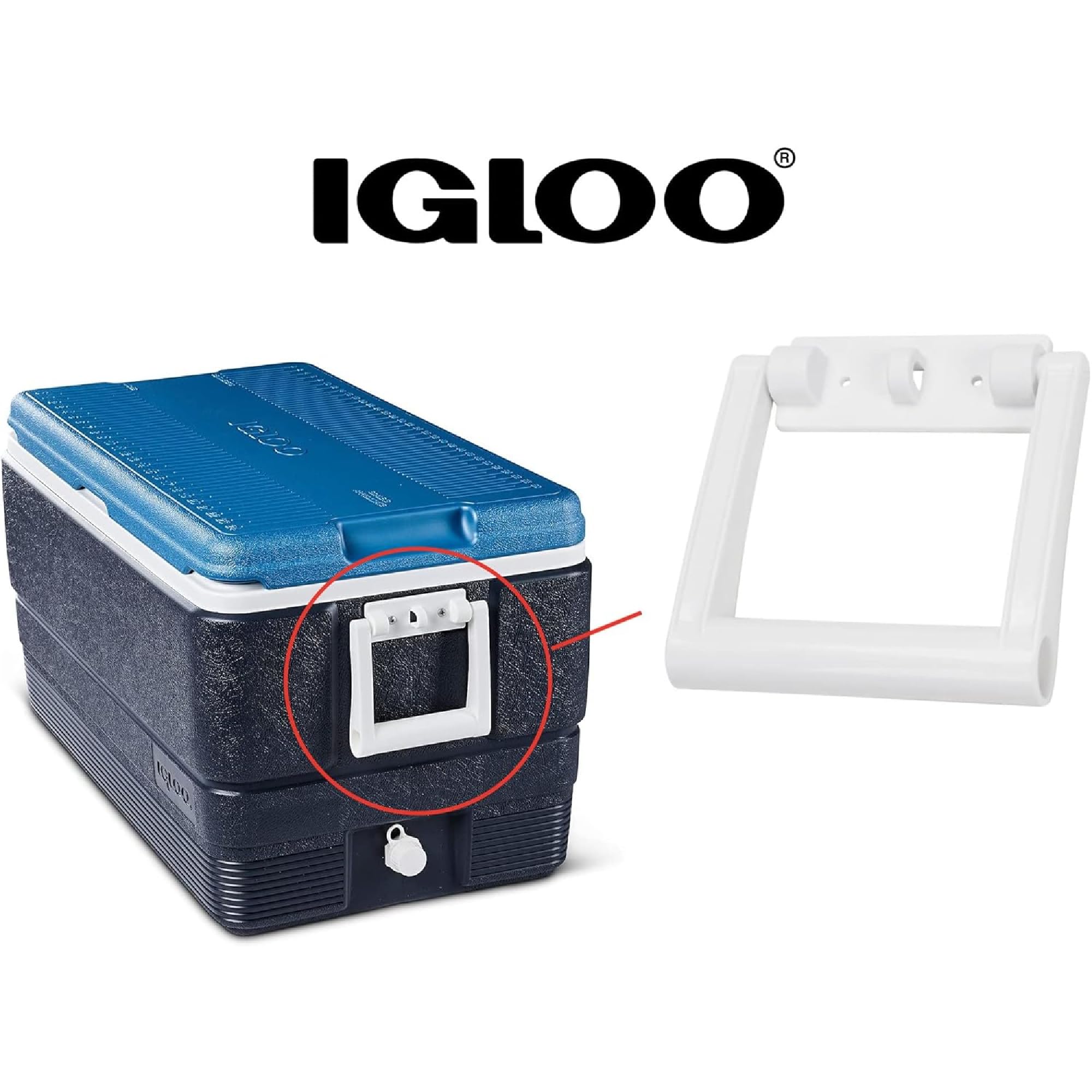 Amazon.com: Igloo 21023 25-72 Quart Cooler Handle and Bracket