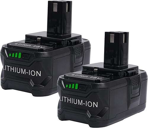 Miniatura 8 de Batería de repuesto de 6.0Ah 18V para Ryobi 18 V, iones de litio, compatible con Ryobi 18 Voltios ONE+ Plus Herramientas eléctricas inalámbricas 6.0