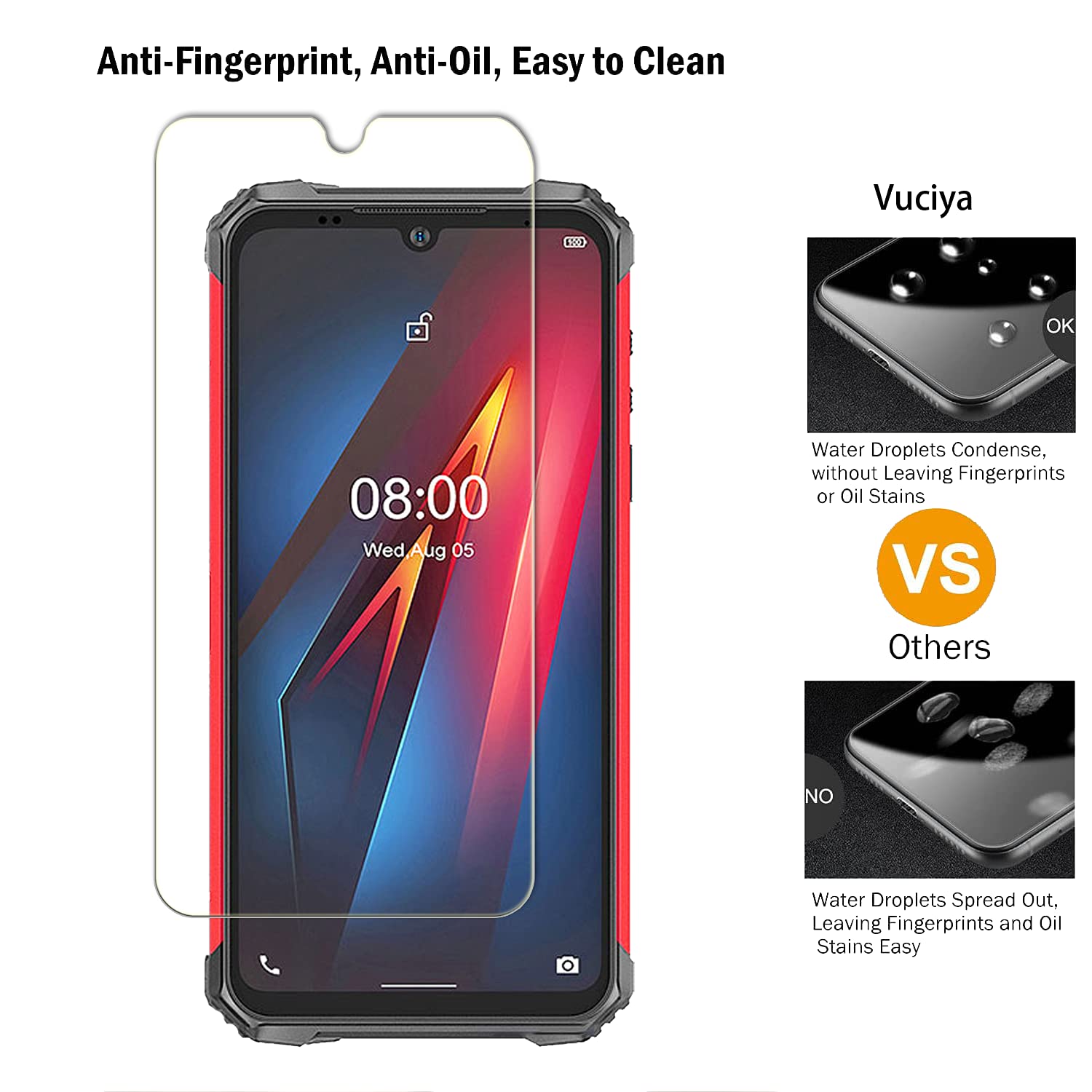 Asoway Vetro Temperato Pellicola Protettiva per Ulefone Power Armor 18T Ultra [3 Pezzi] Durezza 9H, Alta Definizione Protezione Pellicola Salvaschermo Installazione Senza Bolle