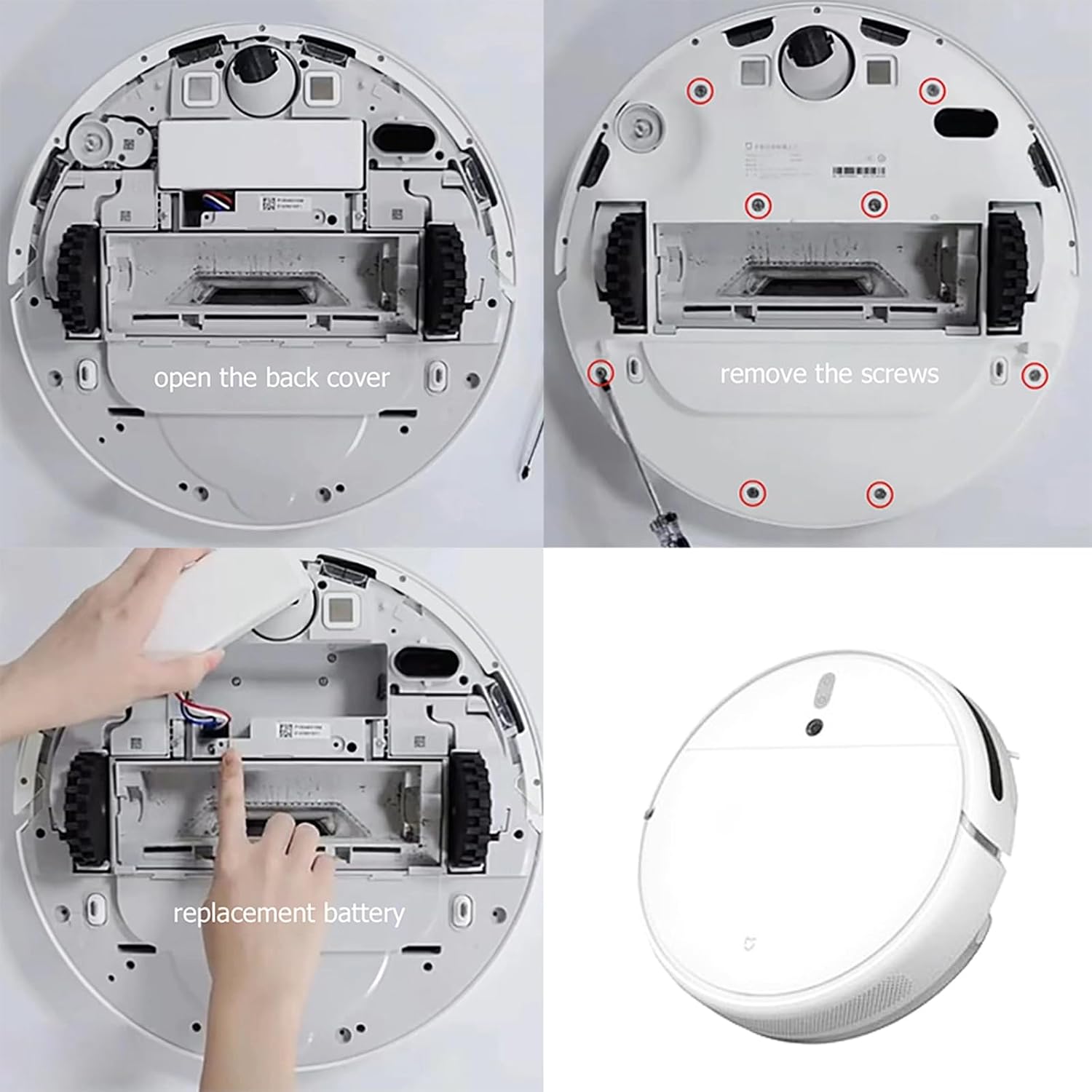 14.4V Replacement Lithium Battery 14.4V 2.6Ah/5.2Ah/5.6Ah/6.5Ah Rechargeable Robotics Battery Li-ion Battery for Sweeping Robot Vacuum Cleaner,14.4v2600mah
