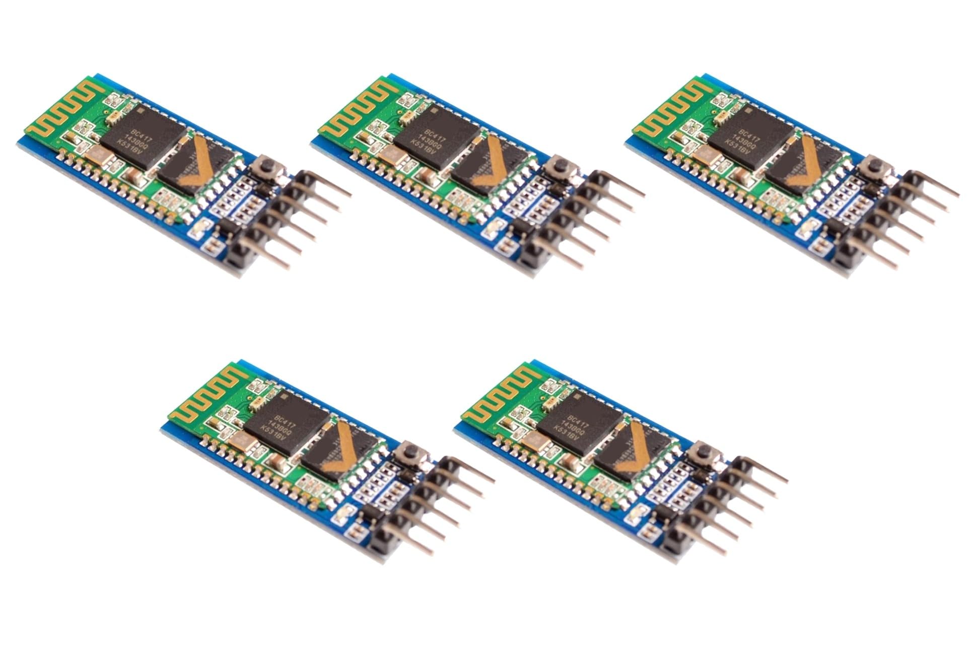 5pcs HC05 Integrated Bluetooth Module Wireless Serial Port Module HC05