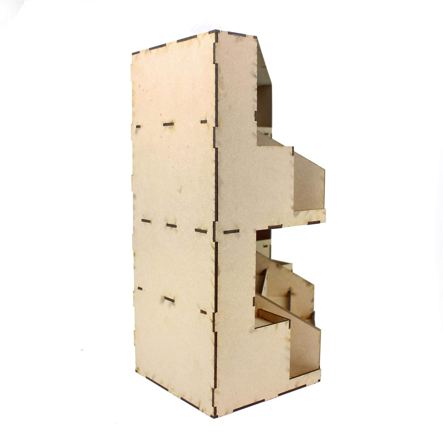 War World Gaming Modułowa stacja lakiernicza MDF – narożnik – miniaturowe malarstwo miniaturowe figurki diorama kolej kolejowa modelowanie hobbyści