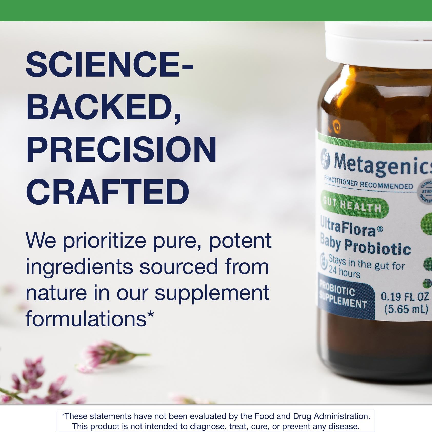 Metagenics UltraFlora Baby Probiotic Drops 1 Billion CFU, 0.19 fl oz — Amazon image 3