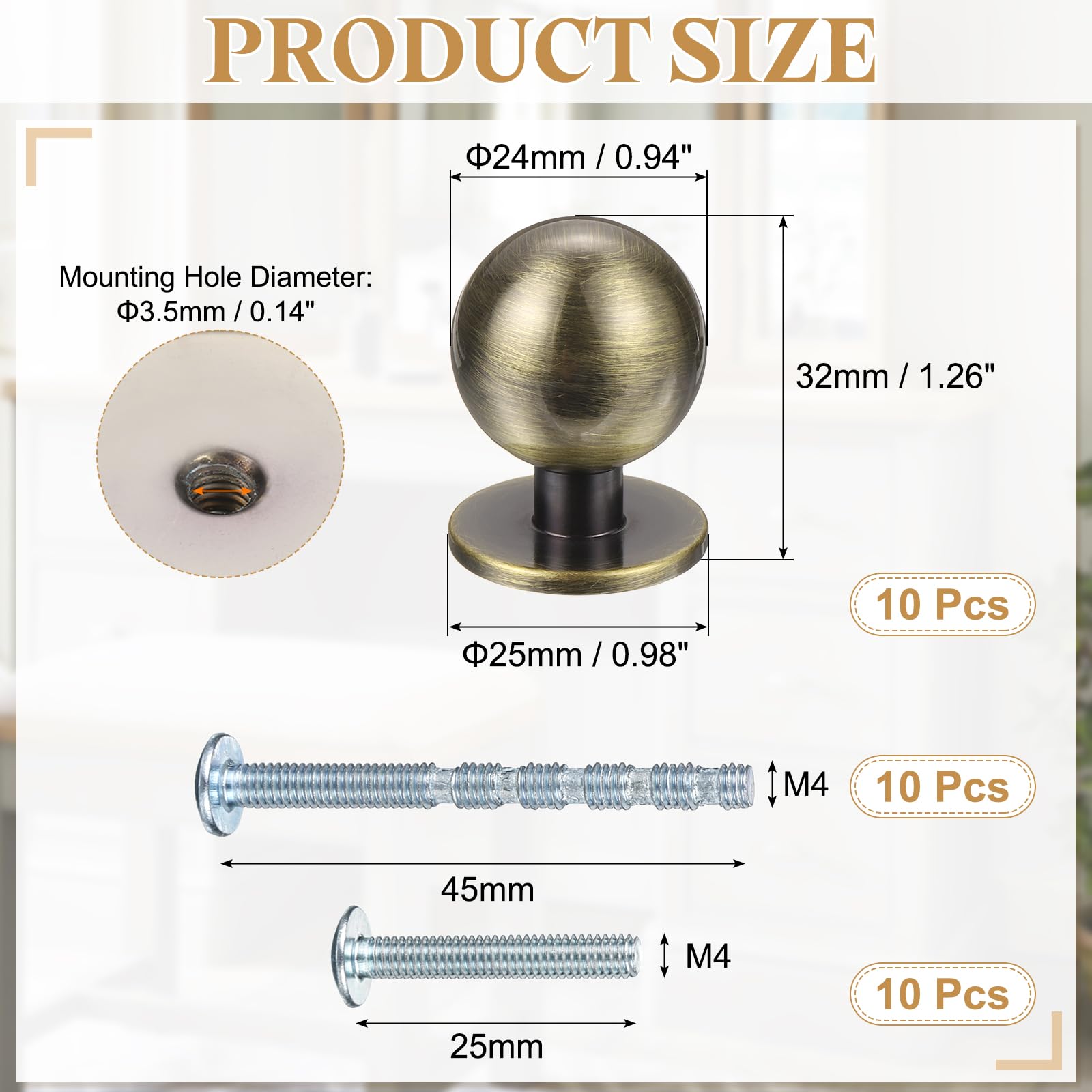 PATIKIL Cabinet Knobs - Image 2